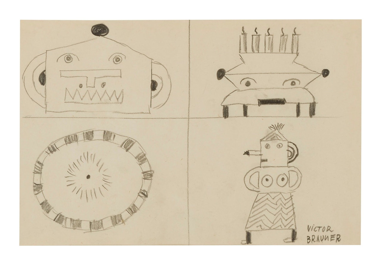FOUR FIGURES by Victor Brauner