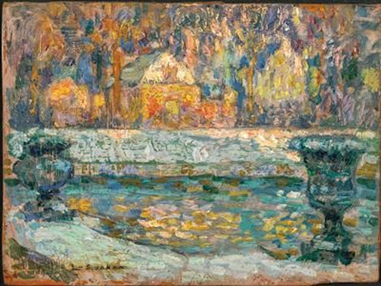 Le bassin de Neptune. Versailles by Henri Le Sidaner