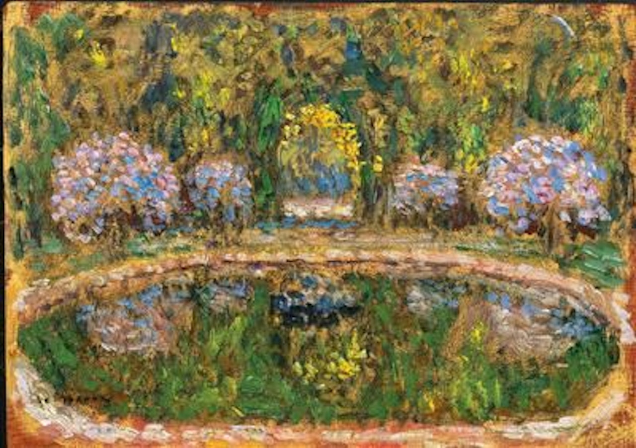 Bassin de Trianon. Versailles by Henri Le Sidaner