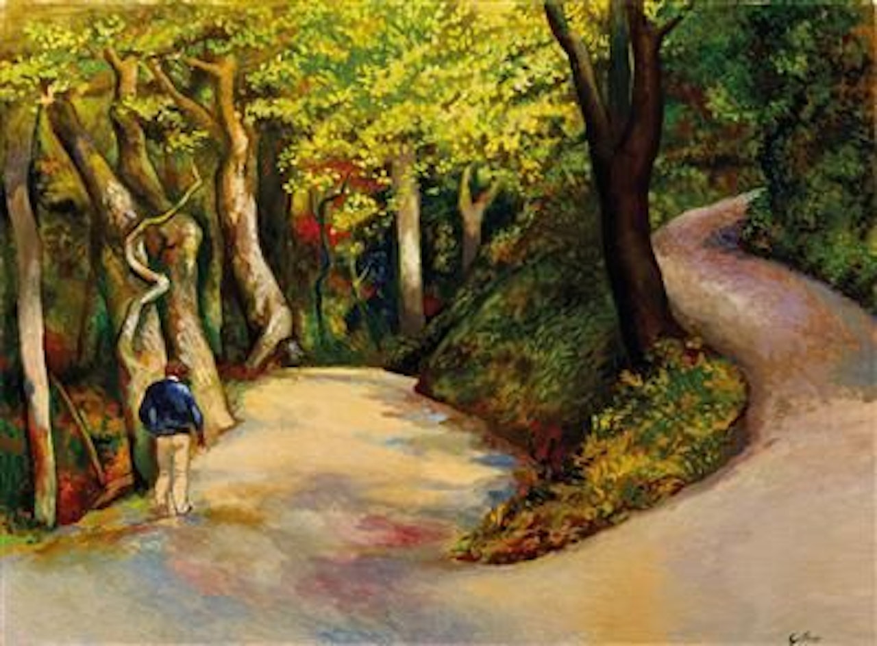 Nel bosco di Velate by Renato Guttuso