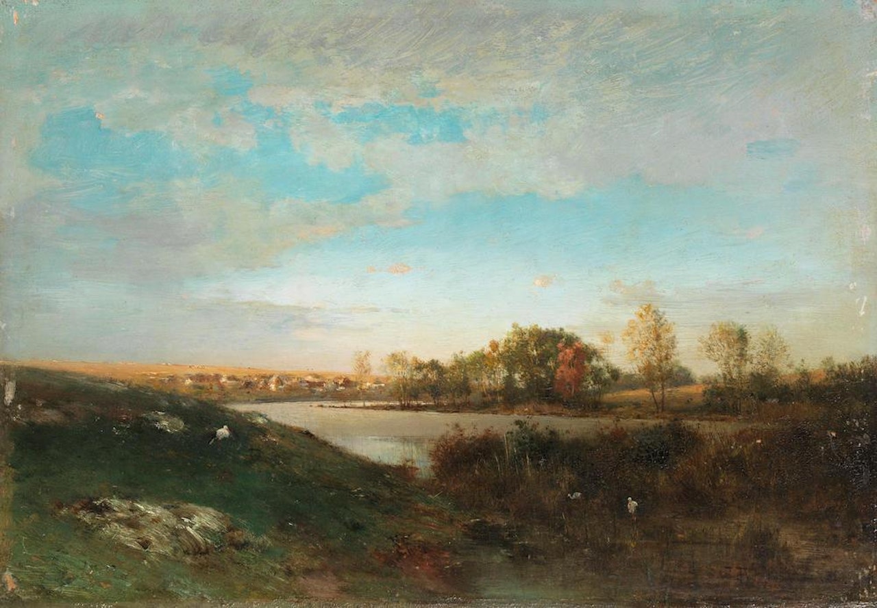 'Autour de l'étang de Matrionovka' by Ivan Pavlovitch Pochitonov