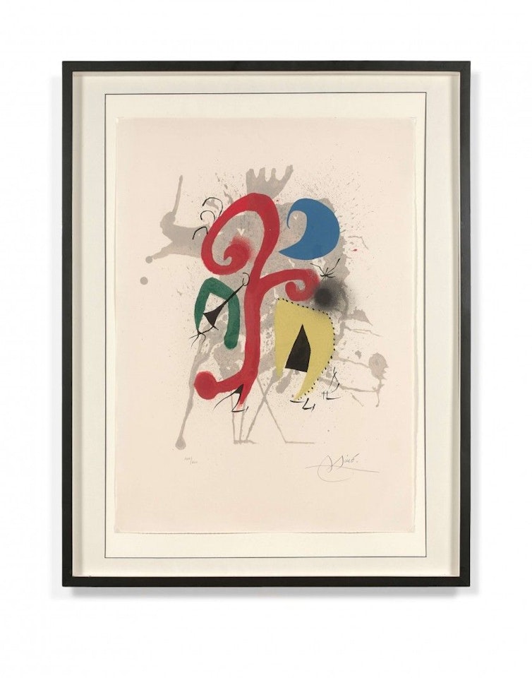 Garden in the moonlight (Tribute to Tériade) by Joan Miró