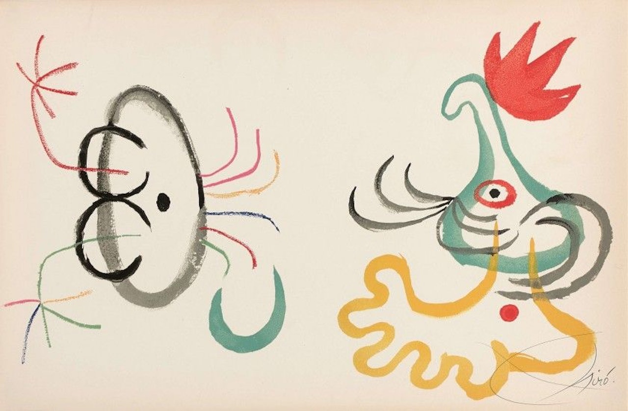 Untitled (Ubu's childhood) by Joan Miró