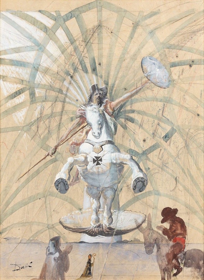 Study for Santiago el Grande by Salvador Dali