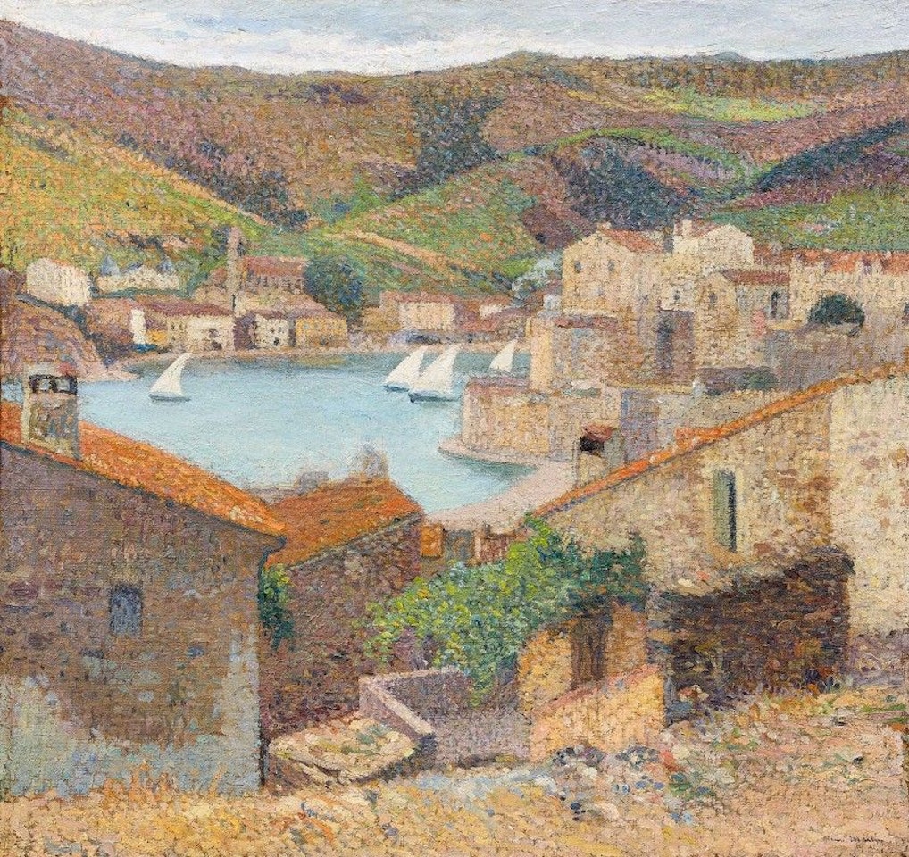 View of Collioure by Henri Martin