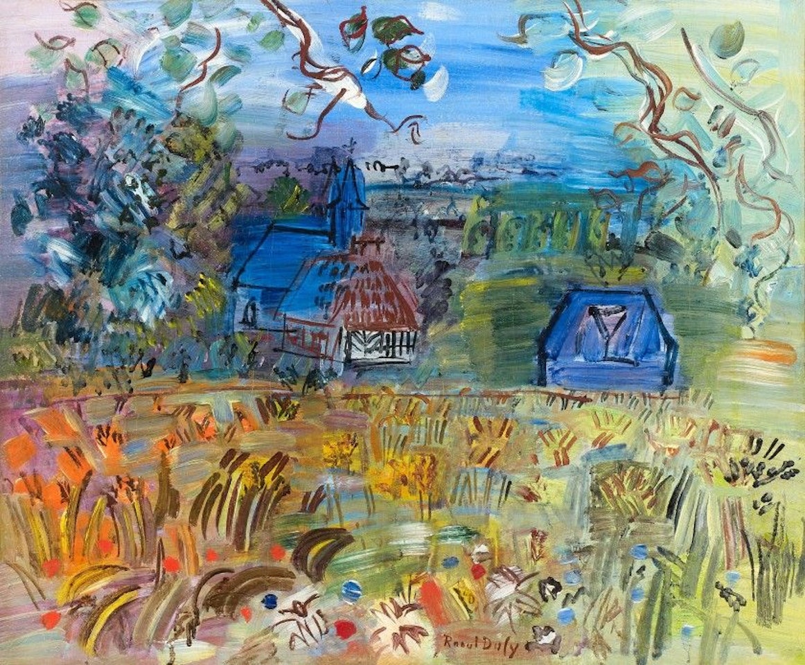 The Chapel in the wheat fields, Normandy by Raoul Dufy