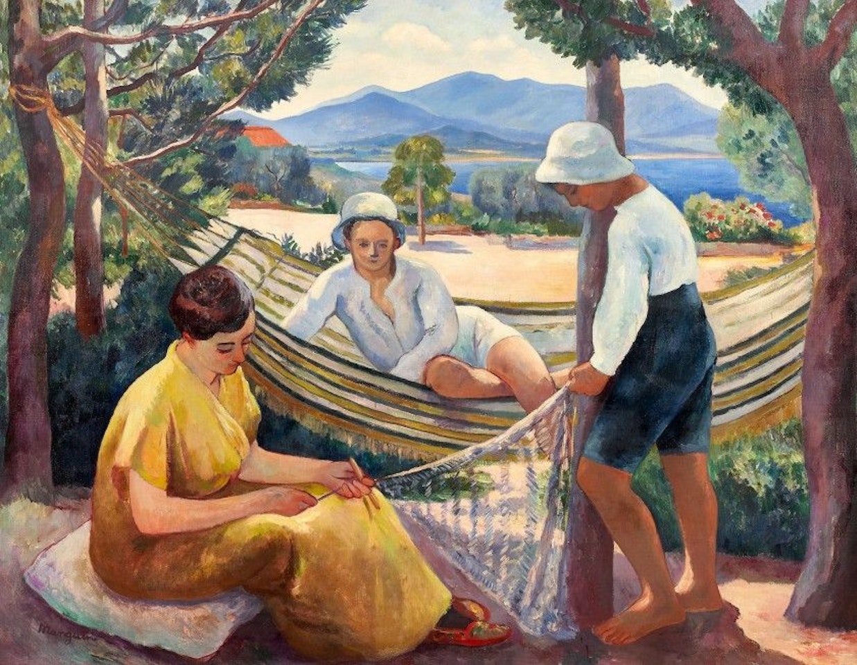 The net by Henri Manguin