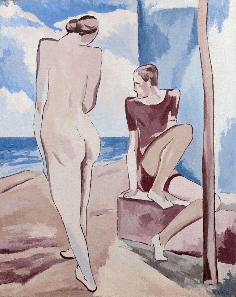 Women at the seaside by Alberto Magnelli