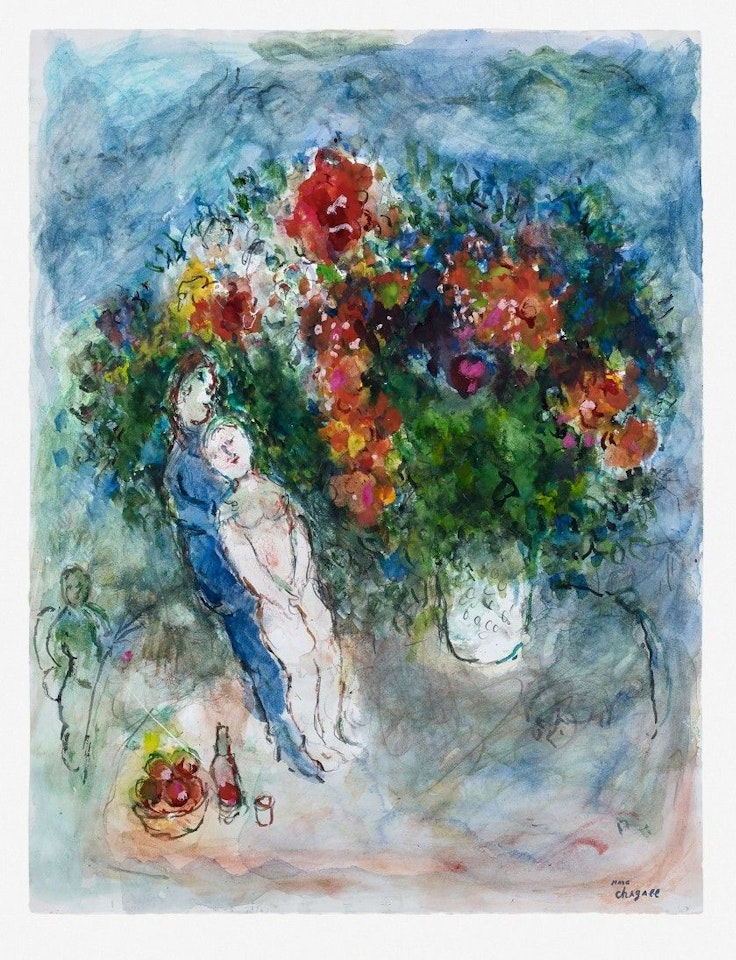 Reverie of love by Marc Chagall