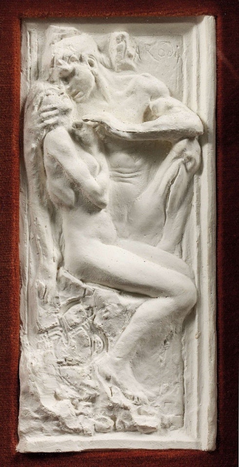 The lovers (Bas-relief of the Gate of Hell) by Auguste Rodin