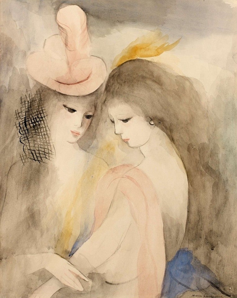 Two girls by Marie Laurencin