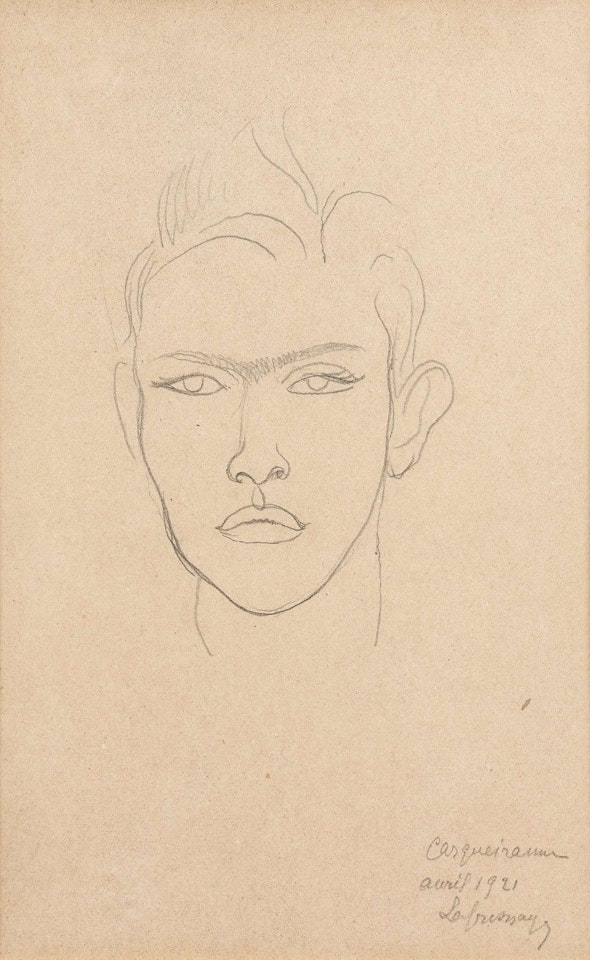 Portrait of Raymond Radiguet by Roger de la Fresnaye
