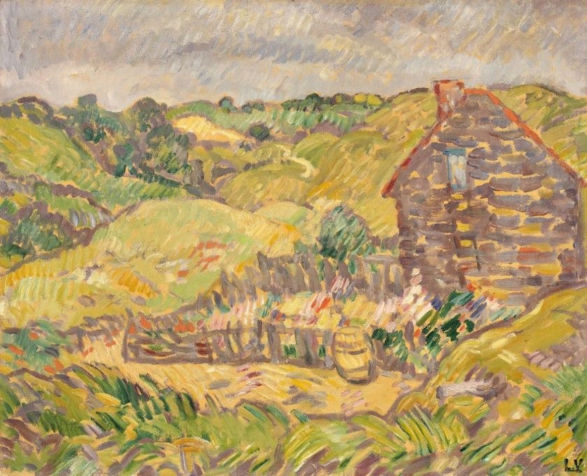 The flowered enclosure by Louis Valtat