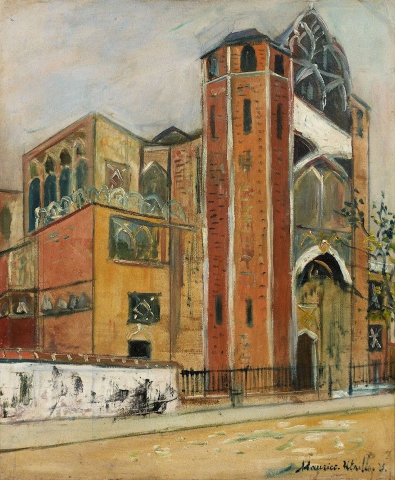 Saint John the Evangelist Church, Place des Abbesses by Maurice Utrillo