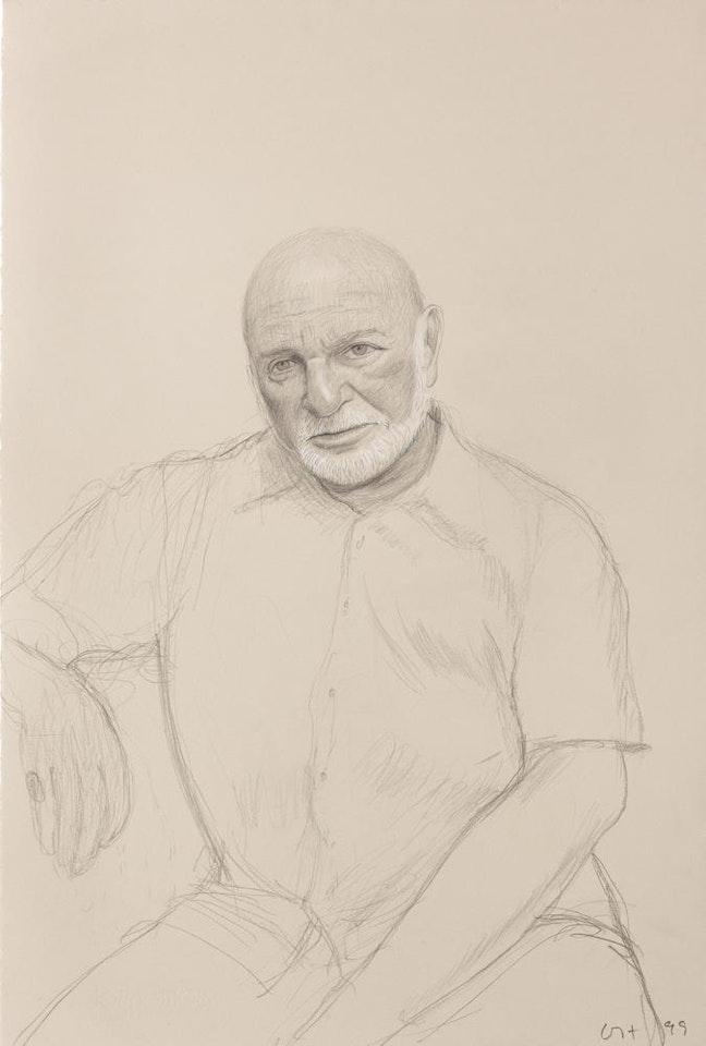 John Schlesinger, Los Angeles, 26 August 1999 by David Hockney