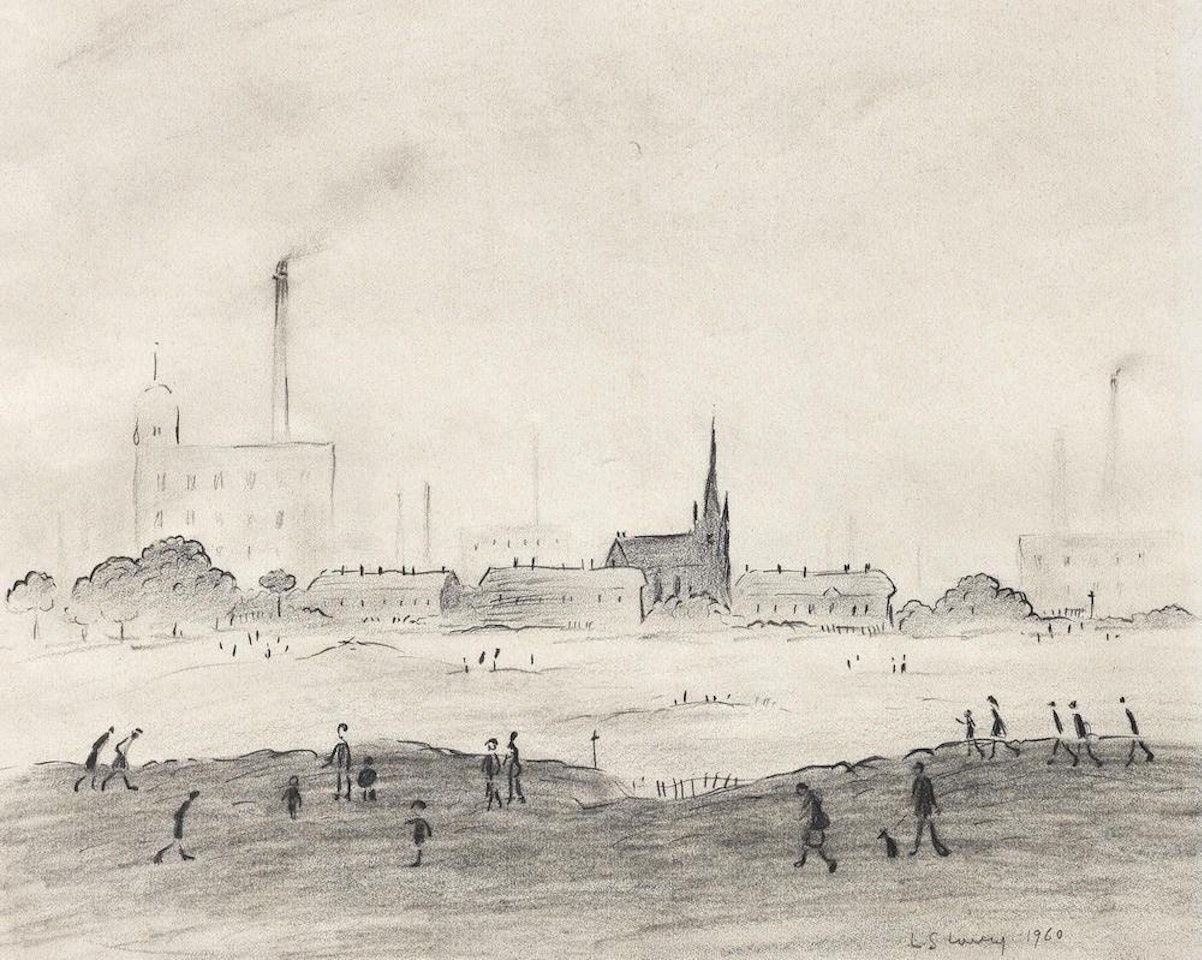 Industrial Landscape by Laurence Stephen Lowry