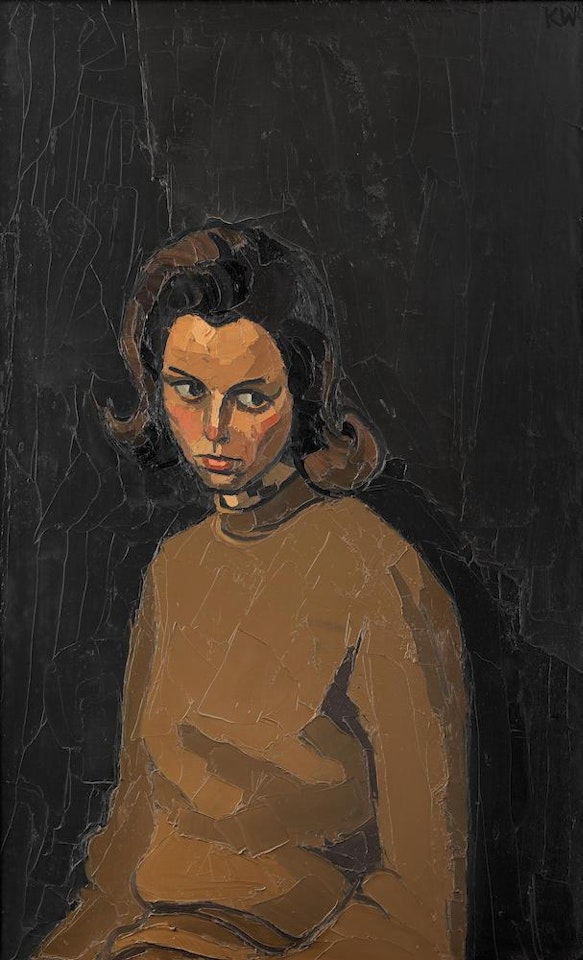 Portrait of Dorothy Anne McLaren by Kyffin Williams
