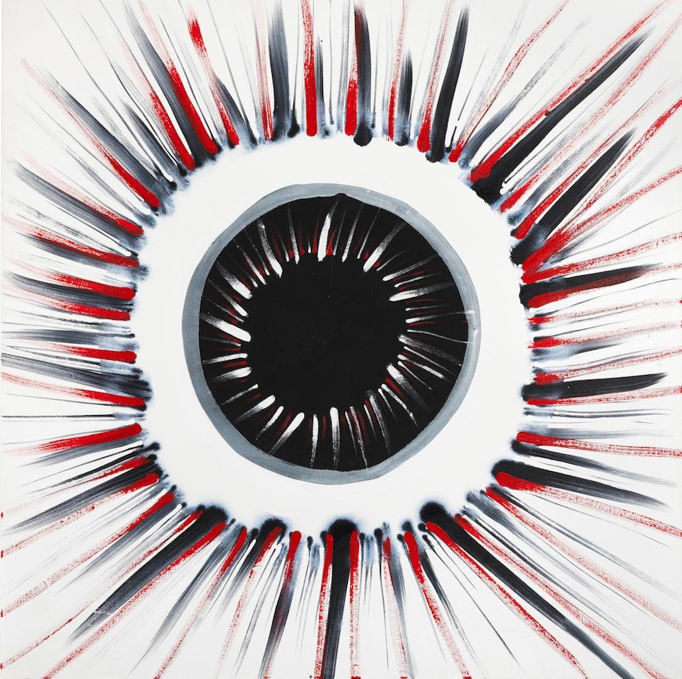 Sunburst, Black and Red by Terry Frost