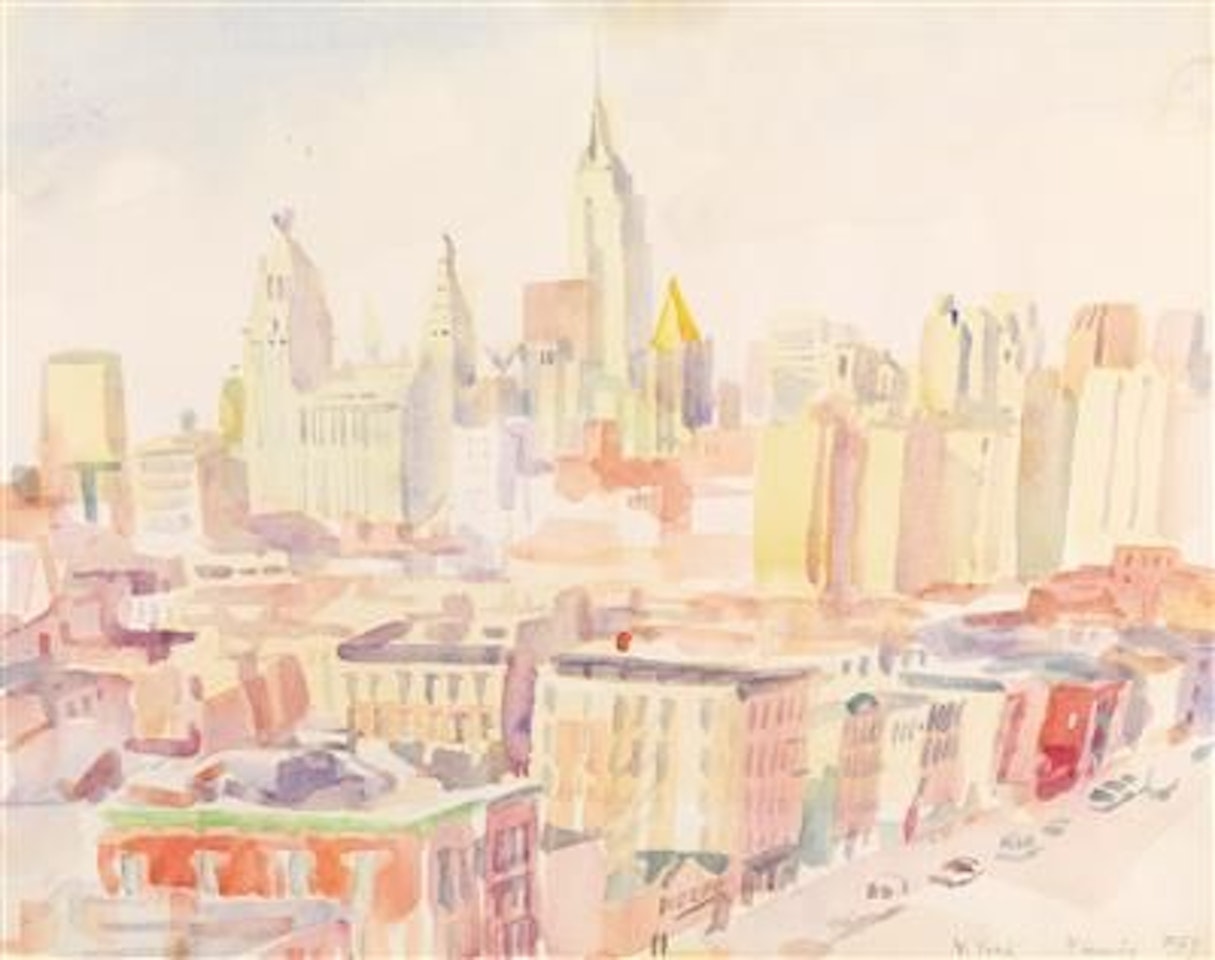 “N. York” by Maria Lassnig