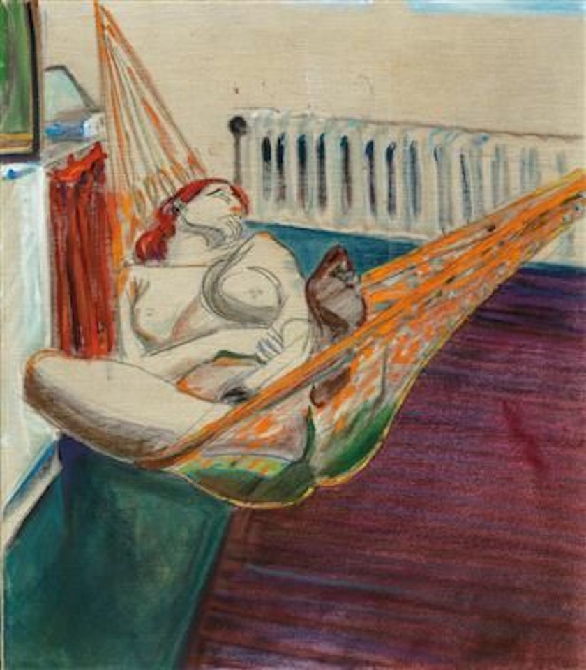 Lying nude by Norbert Tadeusz