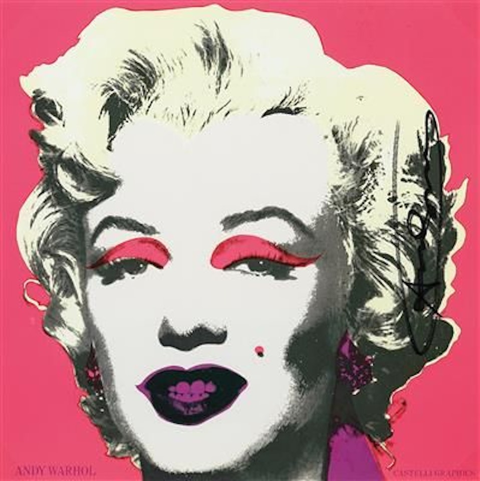 Marilyn Monroe (large Invitation Card) by Andy Warhol