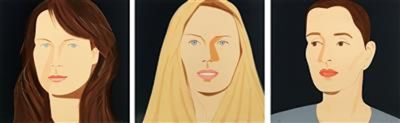 Three Portraits - Sarah by Alex Katz