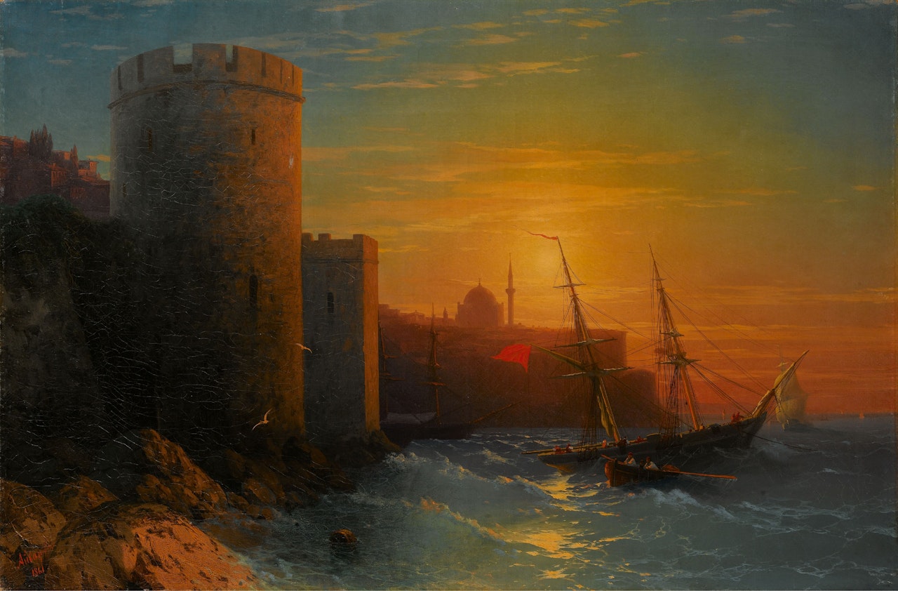 Sunset over Constantinople by Ivan Konstantinovich Aivazovsky