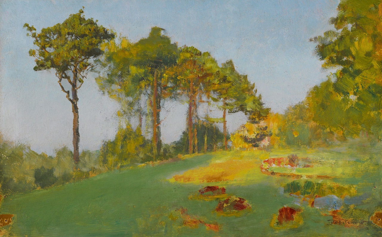 Summer at Jupille, Study of Trees by Ivan Pavlovitch Pochitonov
