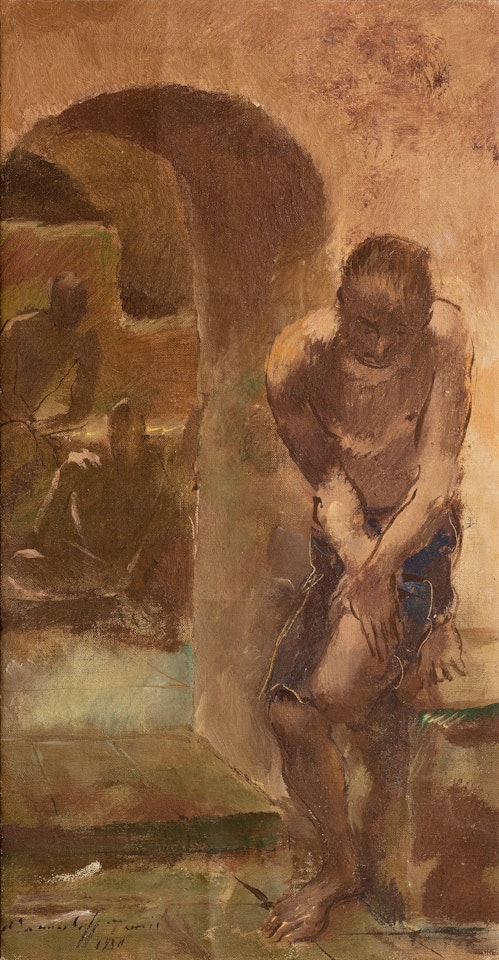 In the Hammam by Alexander Evgenievich Yakovlev