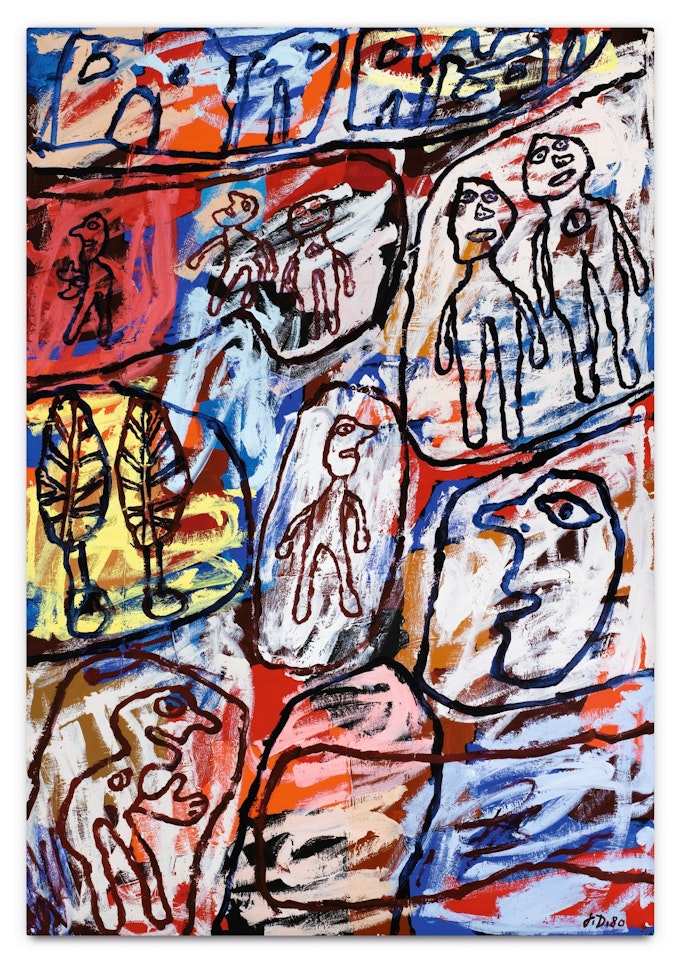 VONT ET VIENNENT by Jean Dubuffet