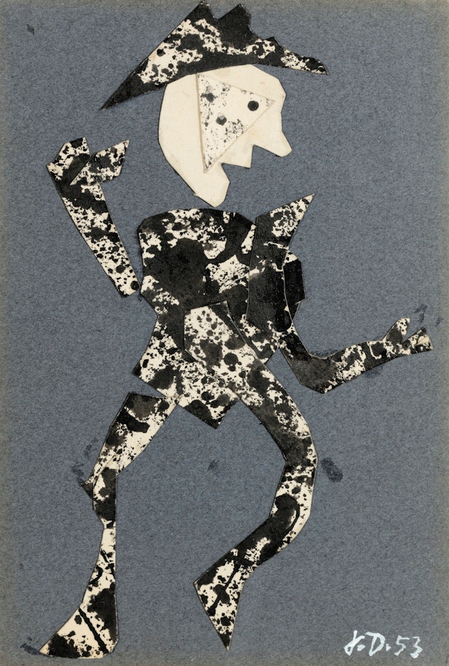 PERSONNAGE AU CHAPEAU by Jean Dubuffet