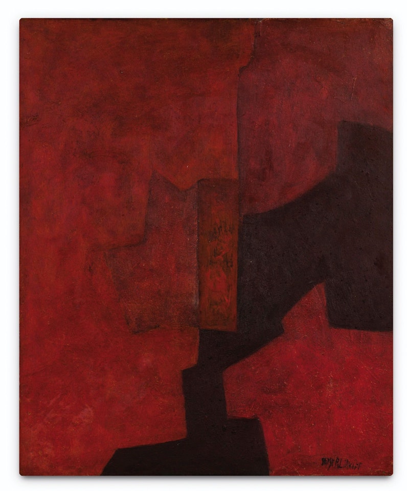 MONOGRAMME ROUGE by Serge Poliakoff