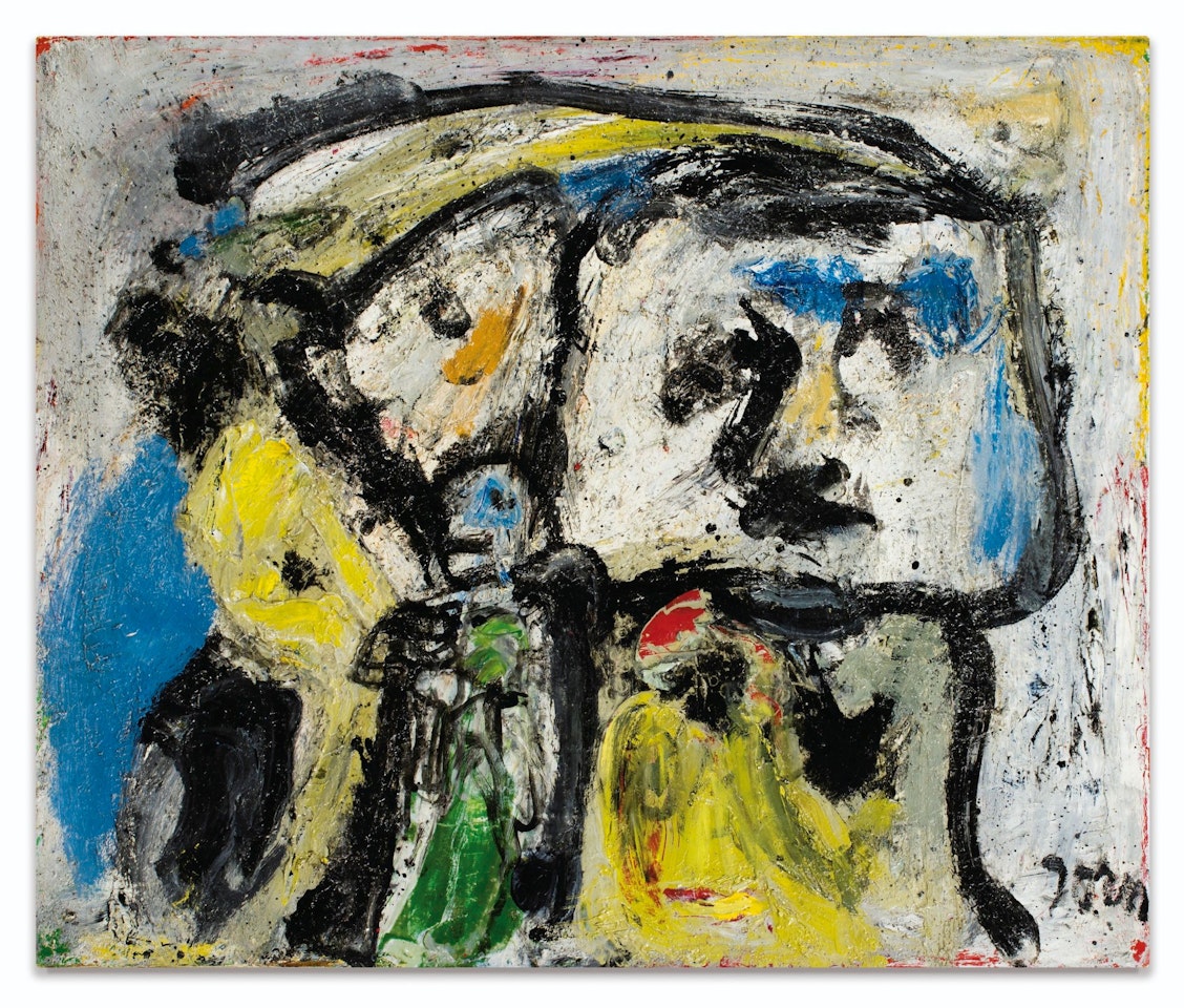 DEUX TÊTES by Asger Jorn