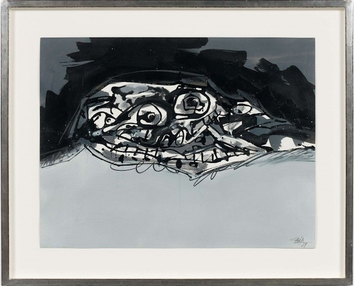 IMAGINARY PORTRAIT OF GOYA by Antonio Saura