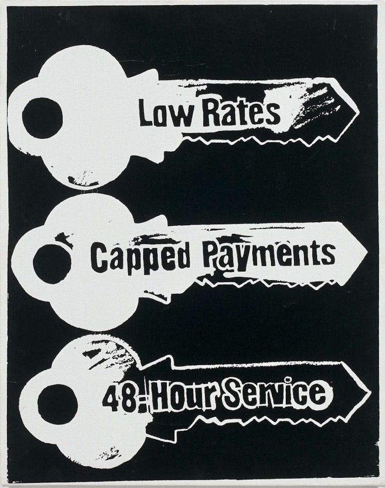 KEY SERVICE (NEGATIVE) by Andy Warhol