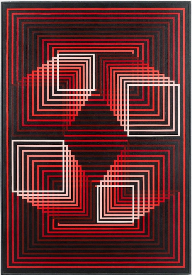 QUADRATURE CARMIN by Jean-Pierre Yvaral
