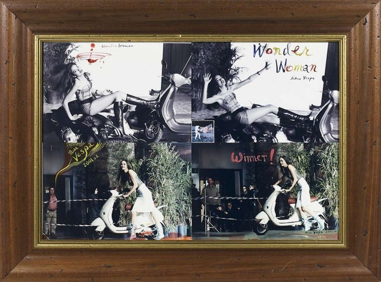 Wonder Woman likes Vespa by Peter Beard