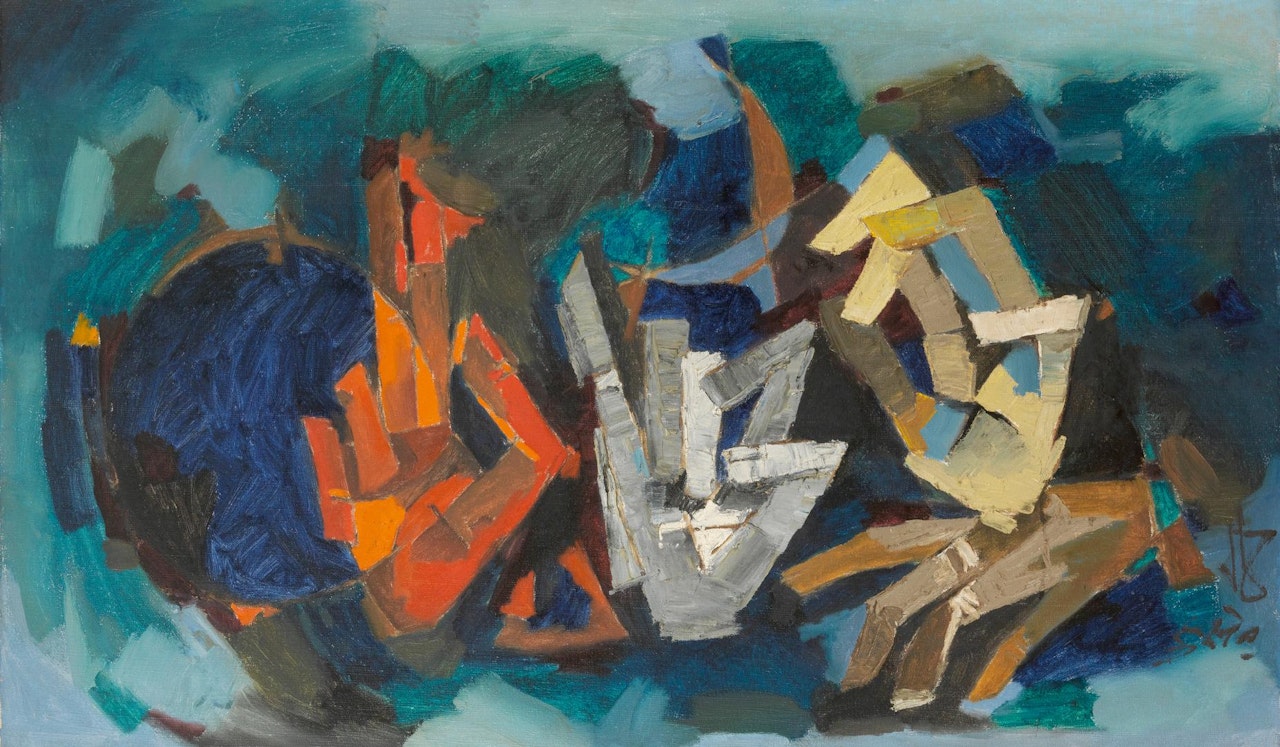 Untitled (Mudra) by M.F. Husain