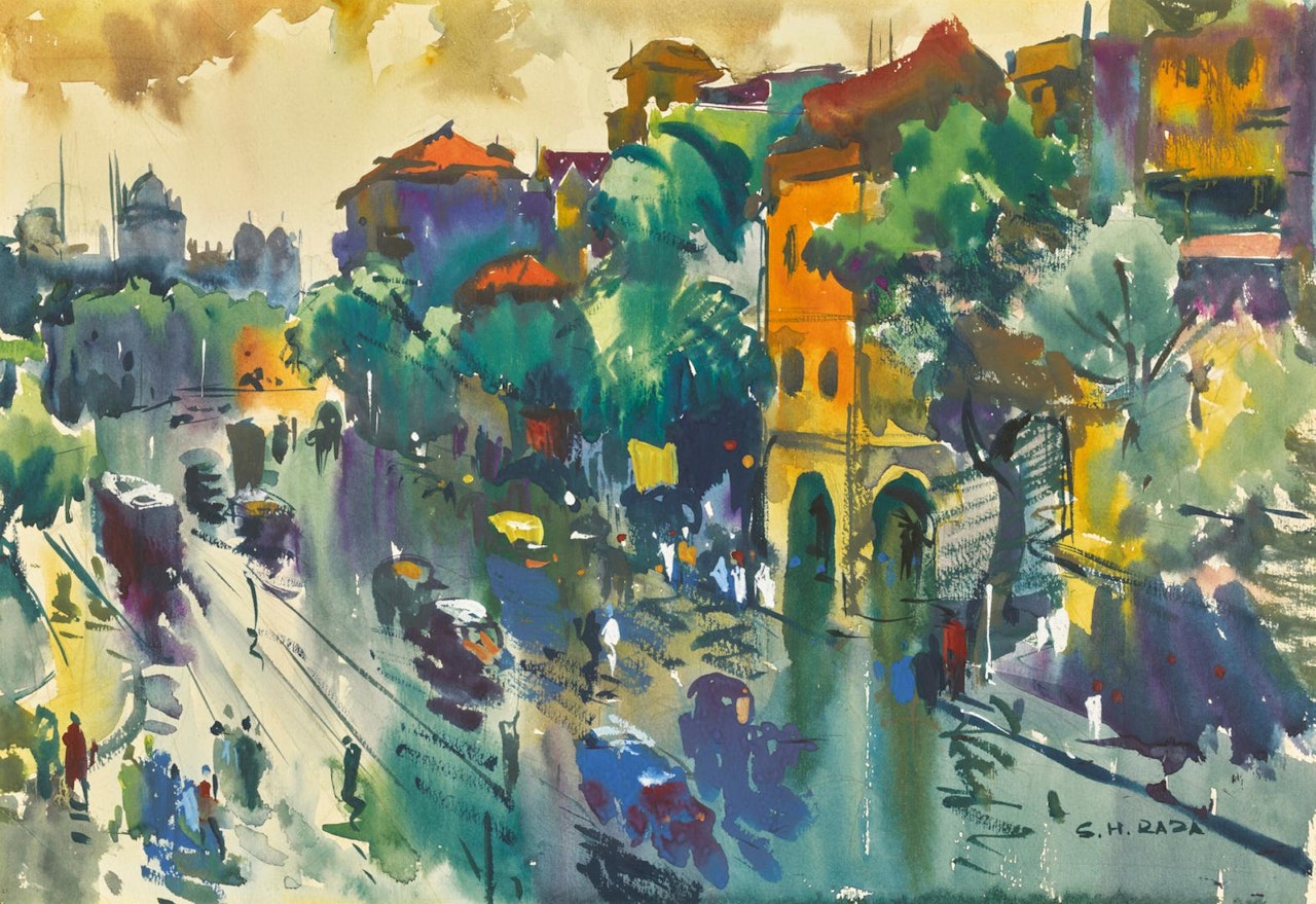 Untitled (View of Bombay) by Sayed Haider Raza