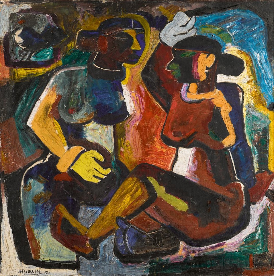 Marathi Women by M.F. Husain