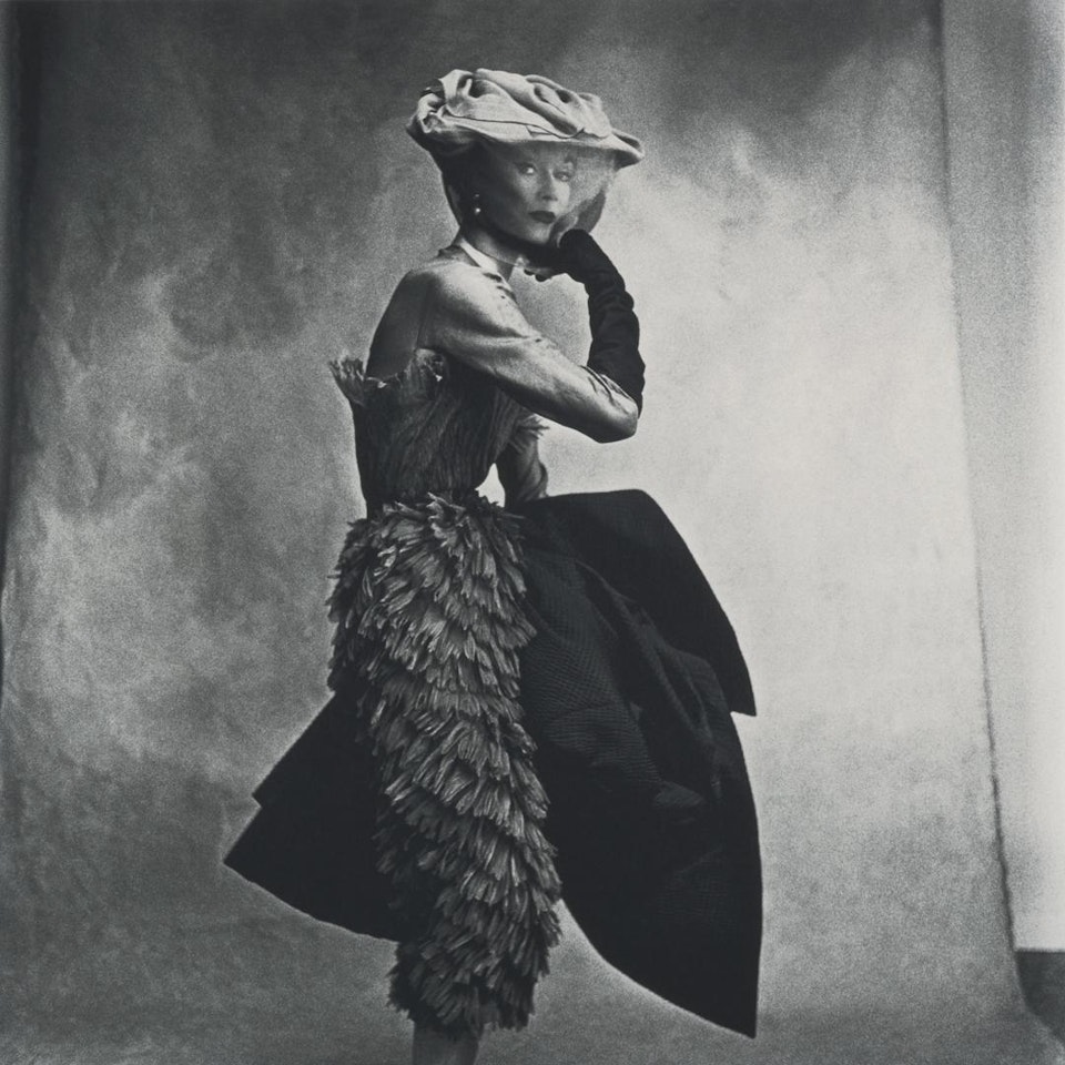 Cocoa Dress (Lisa Fonssagrives-Penn), Balenciaga, Paris, 1950 by Irving Penn
