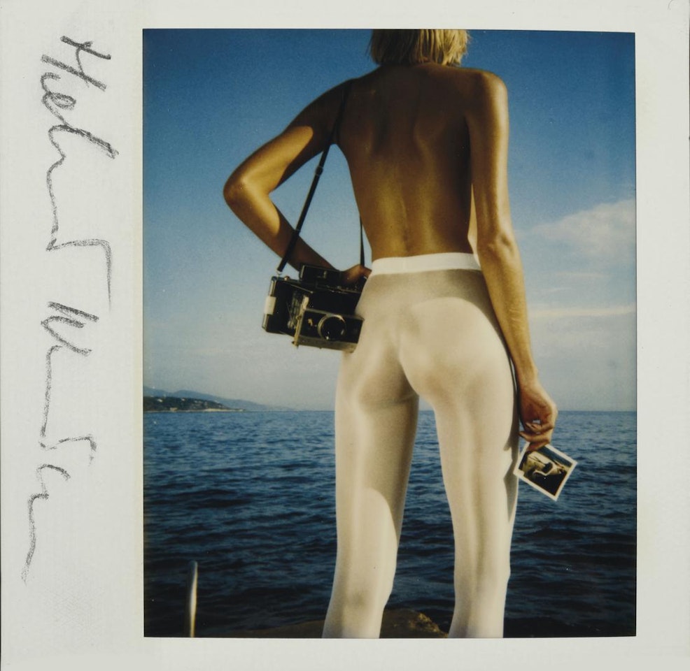 Poster project for Wolford by Helmut Newton