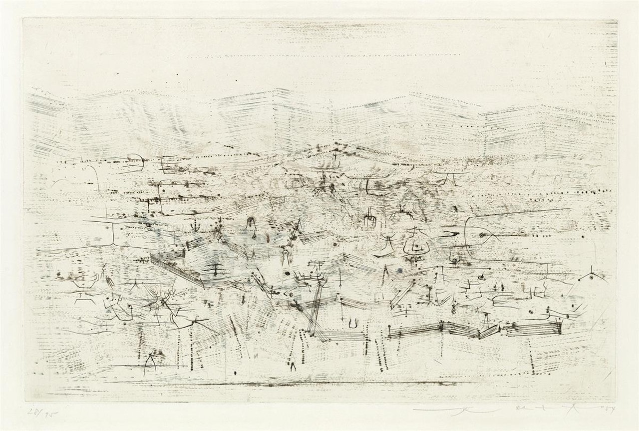 Champs Abandonnés by Zao Wou-Ki