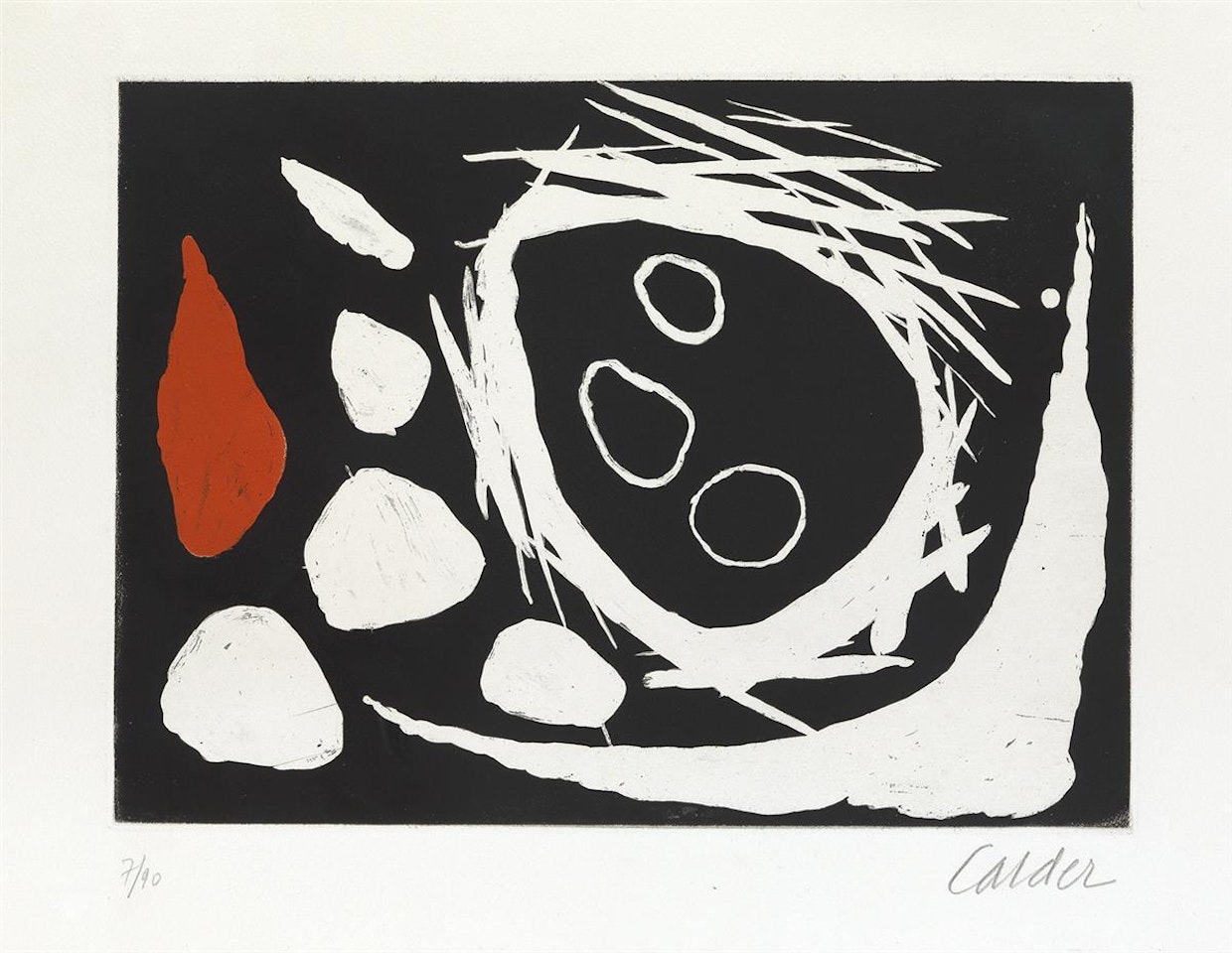 Crane Dans le Nid by Alexander Calder