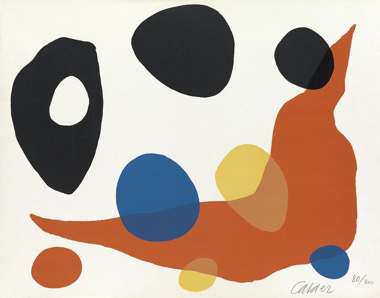 Composition (Red Boomerang) by Alexander Calder