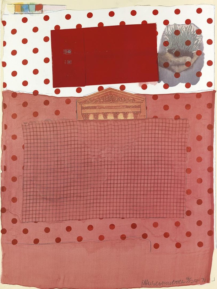 Equal Justice Under Law by Robert Rauschenberg
