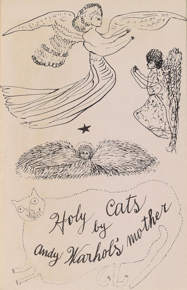 Holy Cats By Andy Warhol's Mother by Andy Warhol