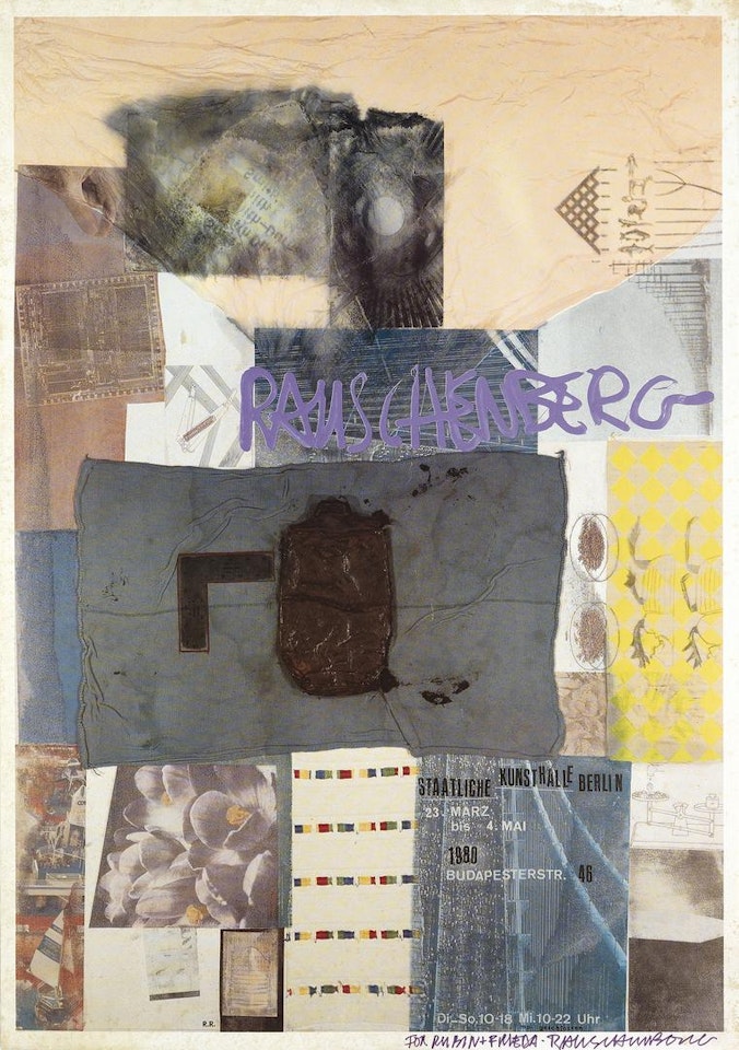Rauschenberg: National Collection of Fine Arts; Staatliche Kunsthalle Berlin; For Trisha Brown Dance Co. by Robert Rauschenberg