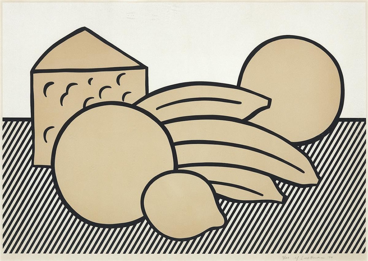 Yellow Still Life by Roy Lichtenstein