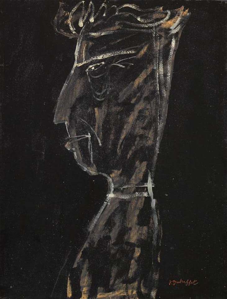Portrait de Georges Limbour by Jean Dubuffet